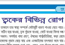 ত্বকের বিভিন্ন রোগ pdf বই ডাউনলোড ত্বকের বিভিন্ন রোগ pdf বই ডাউনলোড